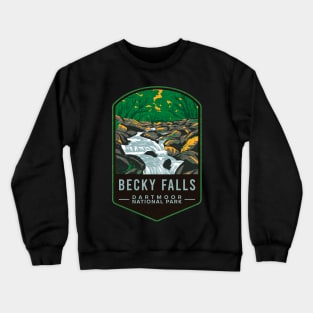 Becky Falls Dartmoor National Park Crewneck Sweatshirt